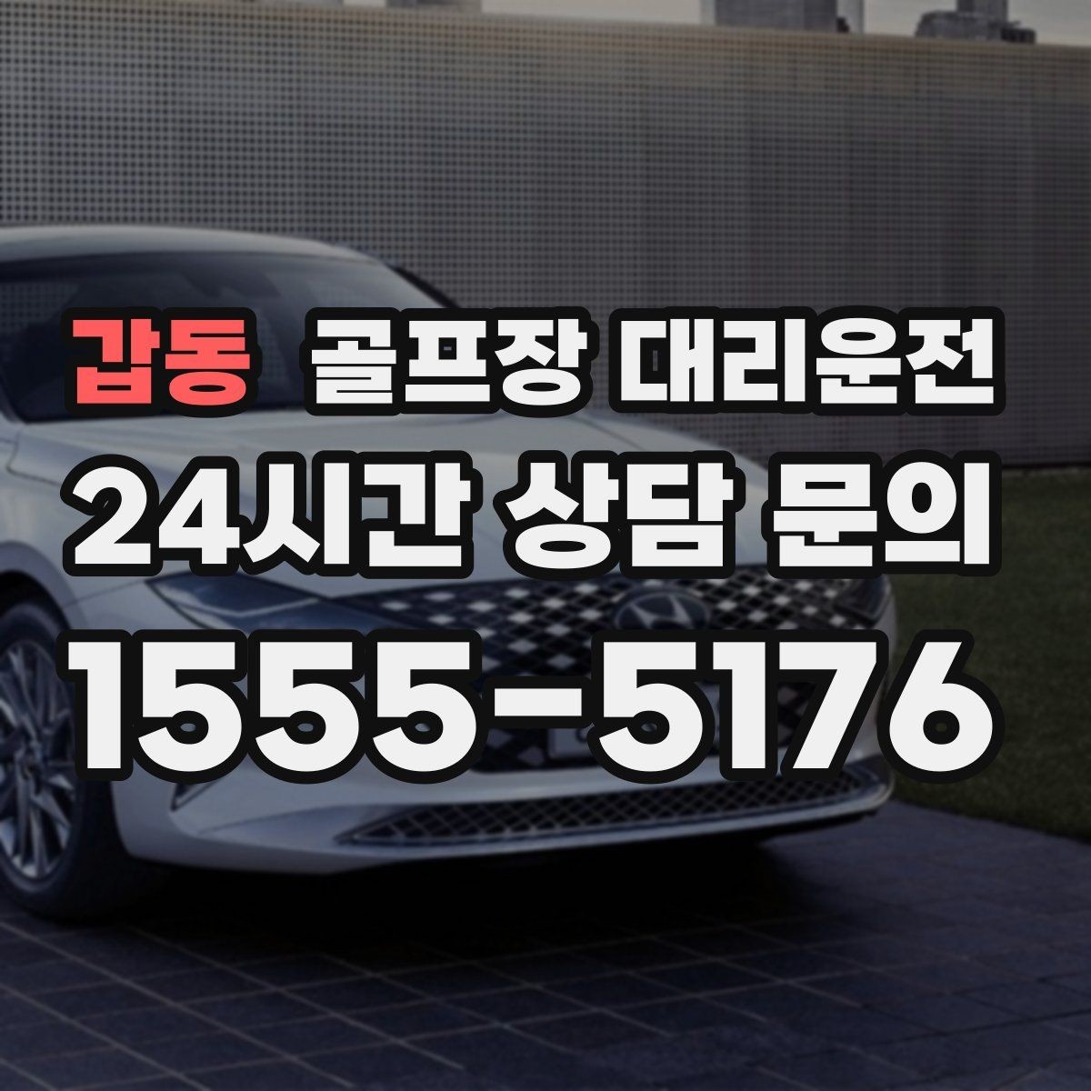 갑동 골프장 대리운전 카트 도로와 차량 동선의 충돌을 피하는 설계