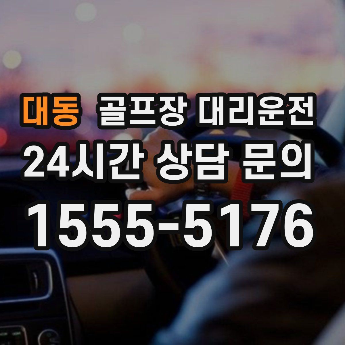 대동 골프장 대리운전 팀 연령대 고려한 정차와 승하차