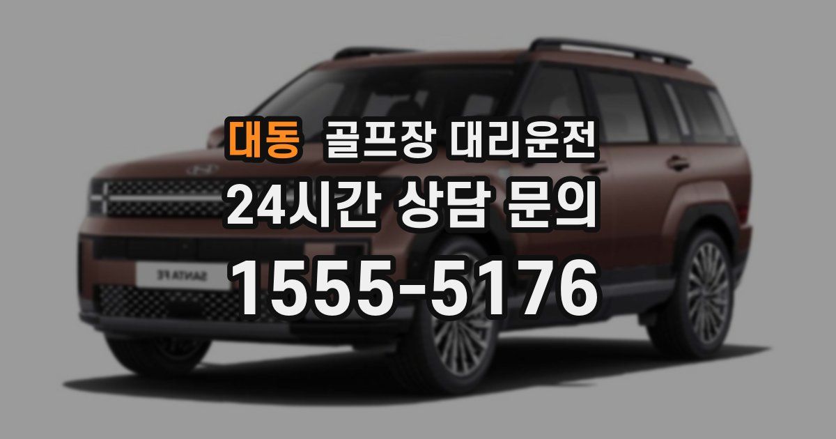 골프장 대리운전 서비스