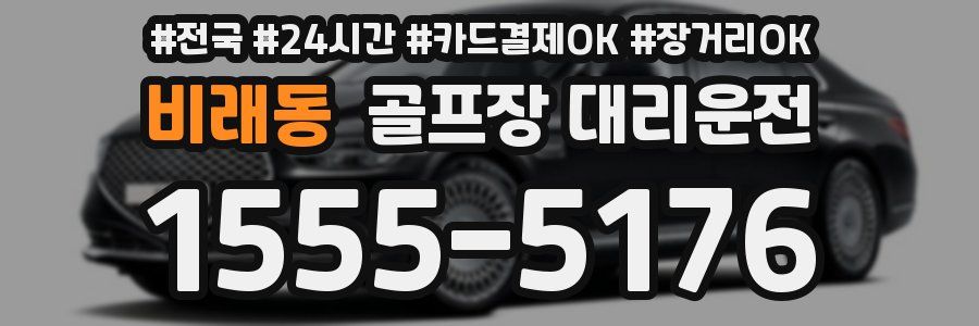 비래동 골프장 대리운전