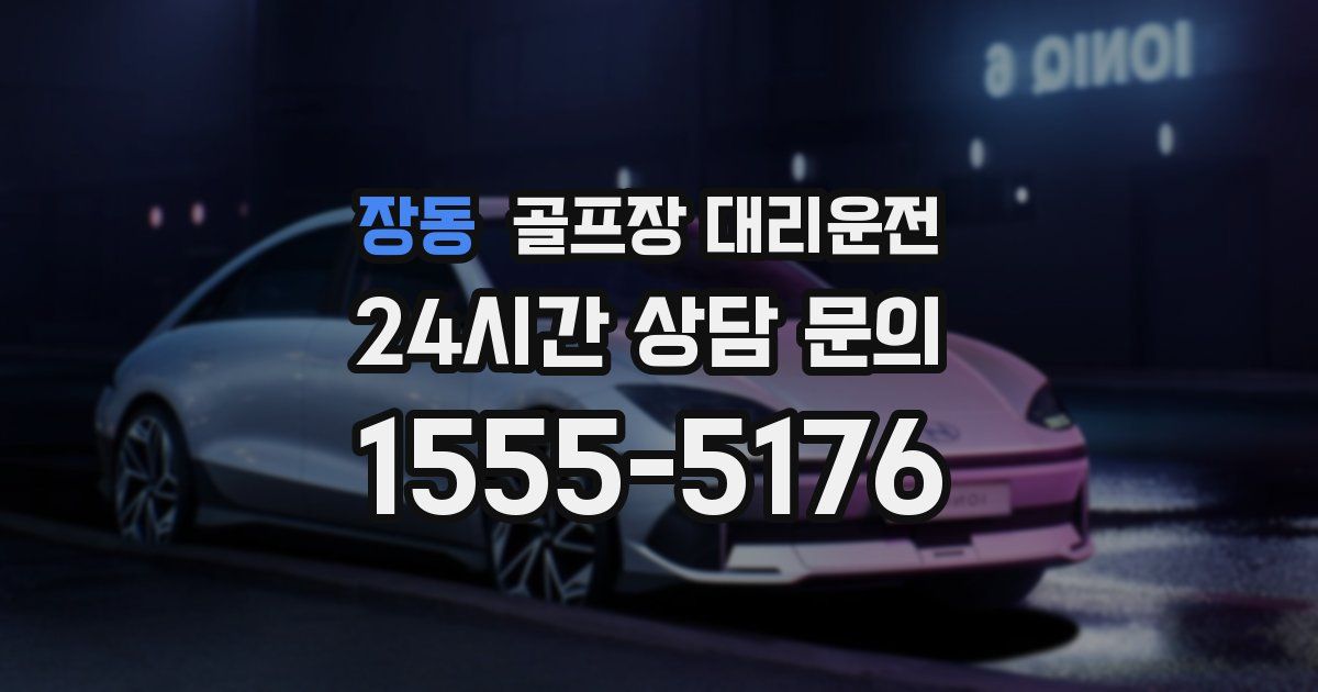 골프장 대리운전 서비스