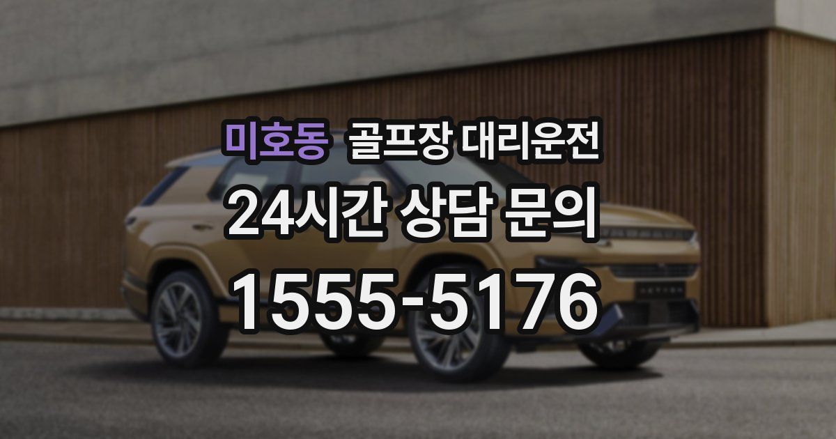 골프장 대리운전 서비스