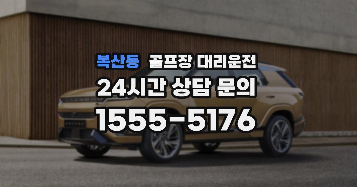 골프장 대리운전 서비스