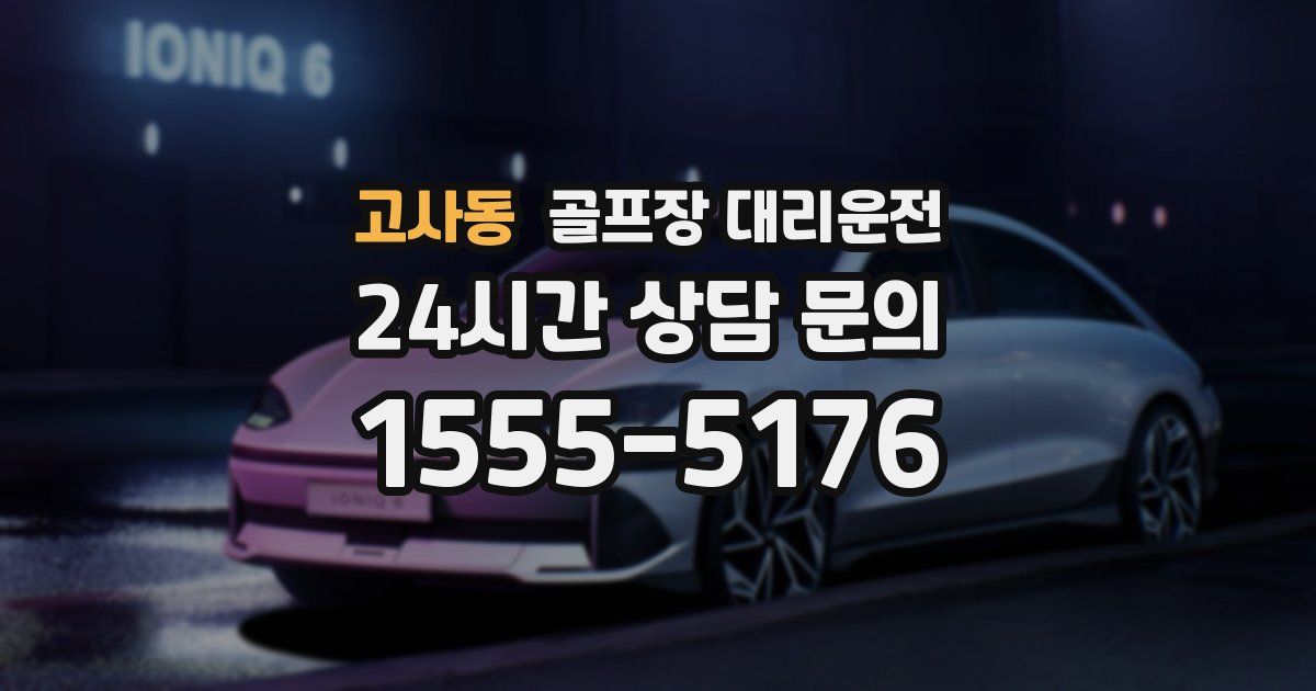 골프장 대리운전 서비스