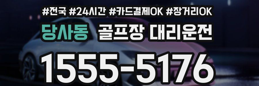 당사동 골프장 대리운전