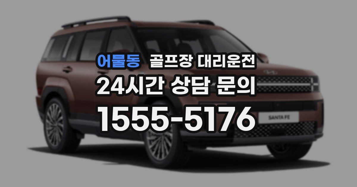 골프장 대리운전 서비스