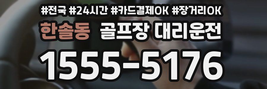 한솔동 골프장 대리운전