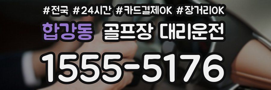 합강동 골프장 대리운전