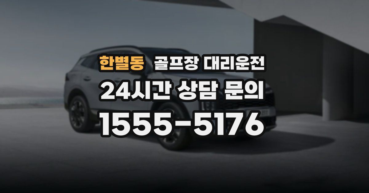 골프장 대리운전 서비스
