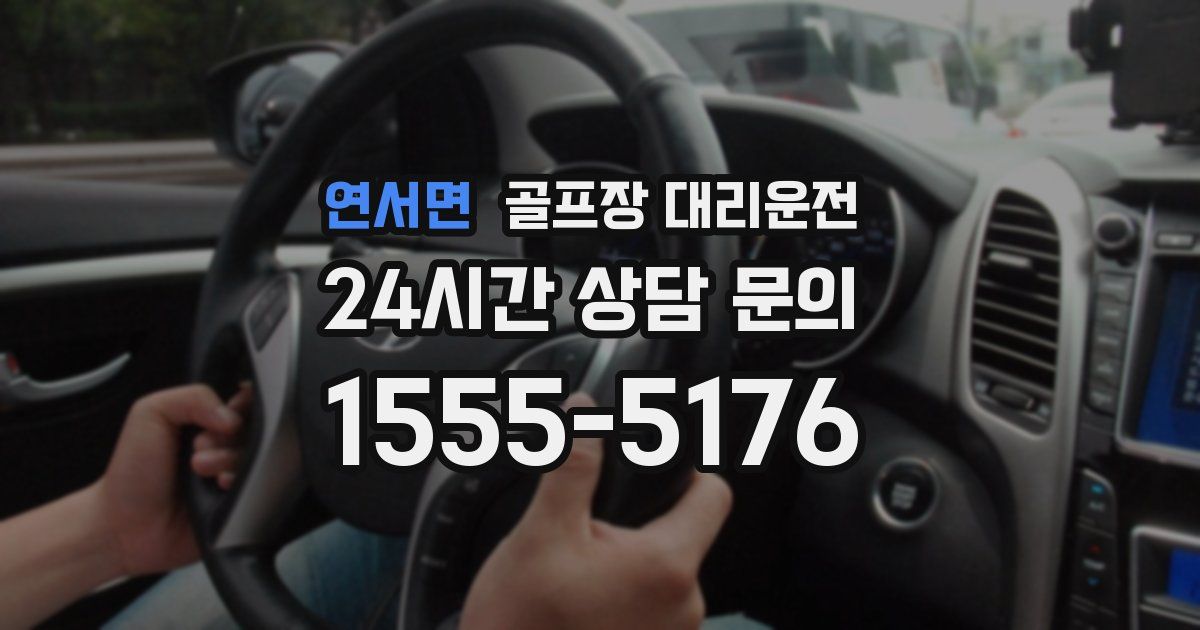 골프장 대리운전 서비스