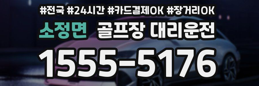 소정면 골프장 대리운전