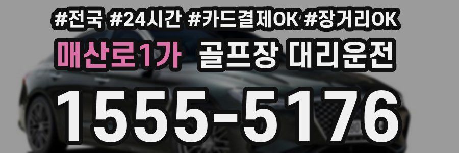 매산로1가 골프장 대리운전