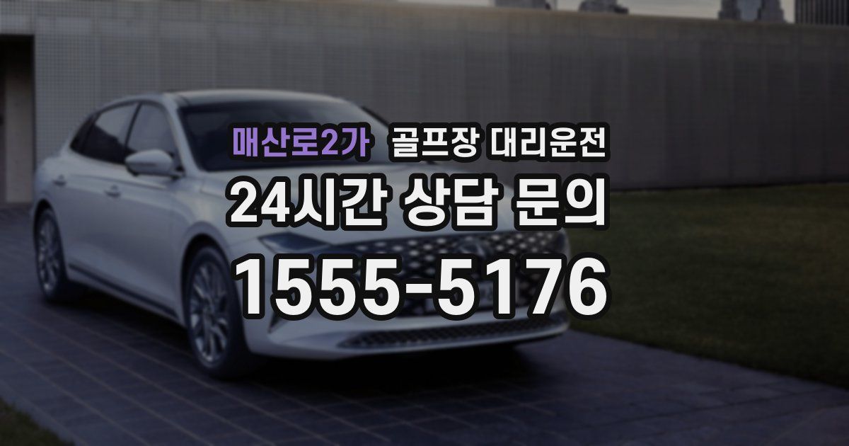 골프장 대리운전 서비스