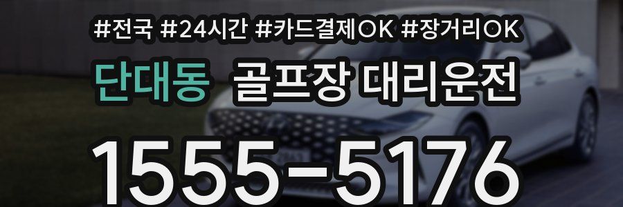 단대동 골프장 대리운전