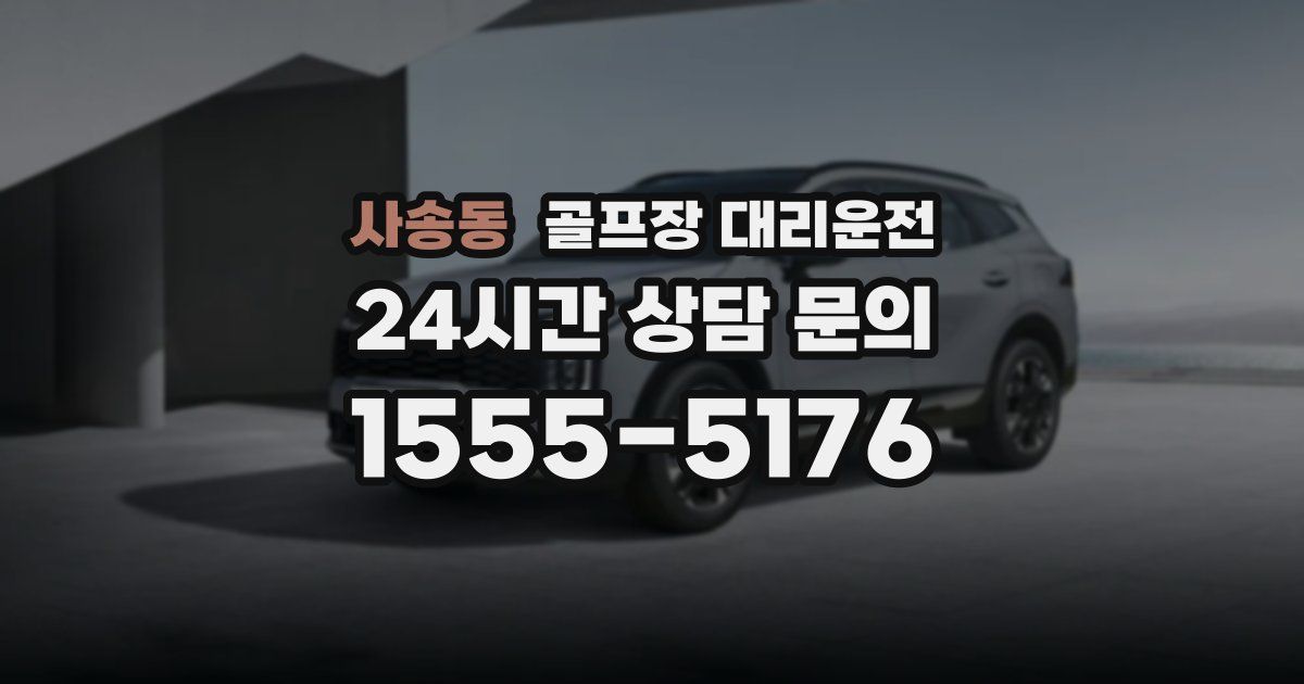 골프장 대리운전 서비스