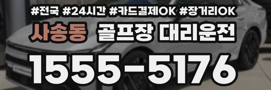 사송동 골프장 대리운전