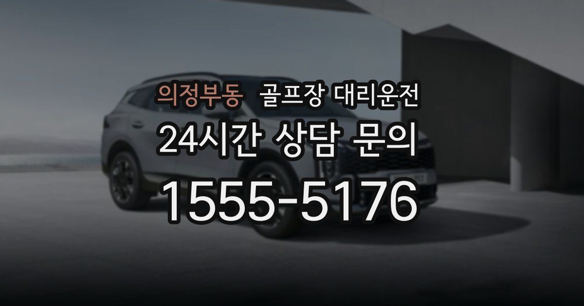 골프장 대리운전 서비스