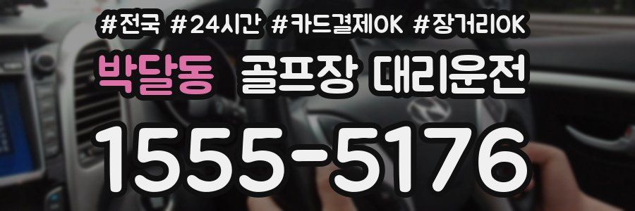 박달동 골프장 대리운전