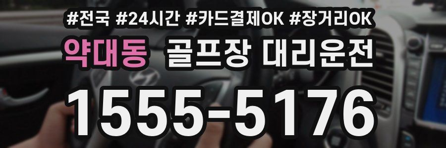 약대동 골프장 대리운전
