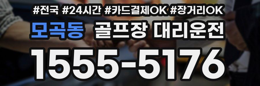 모곡동 골프장 대리운전
