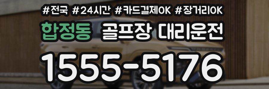 합정동 골프장 대리운전