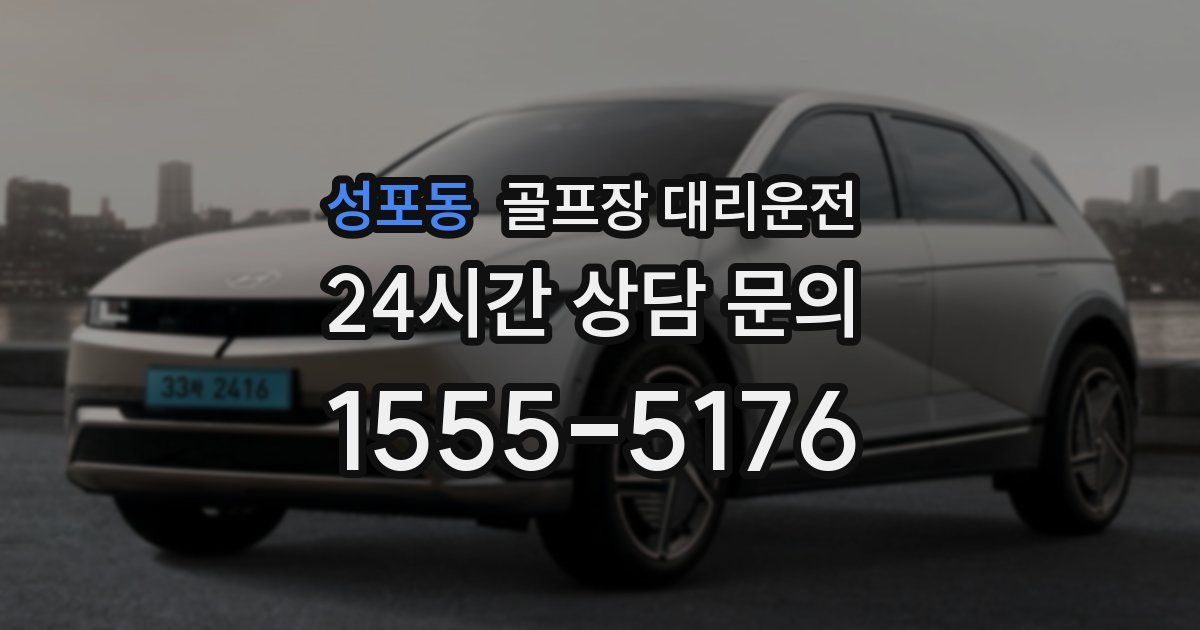 골프장 대리운전 서비스
