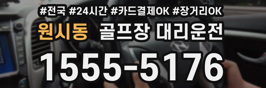 원시동 골프장 대리운전