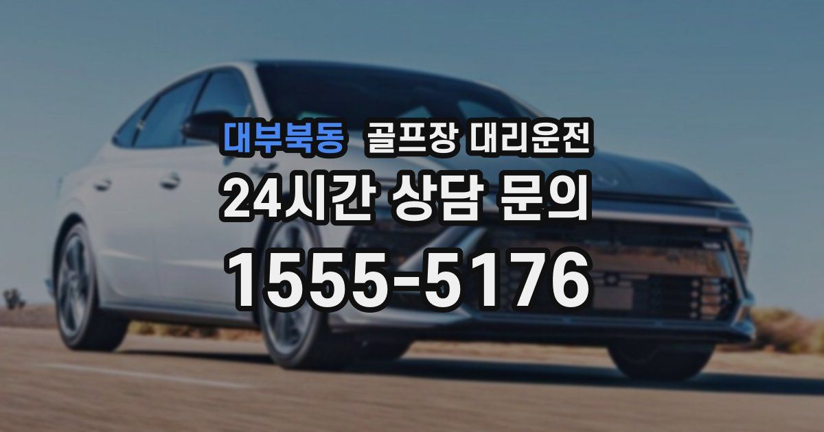 골프장 대리운전 서비스