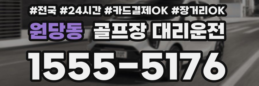 원당동 골프장 대리운전