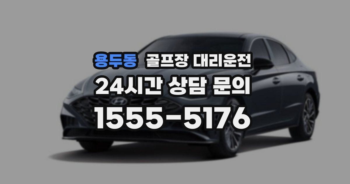 골프장 대리운전 서비스