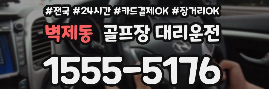 벽제동 골프장 대리운전