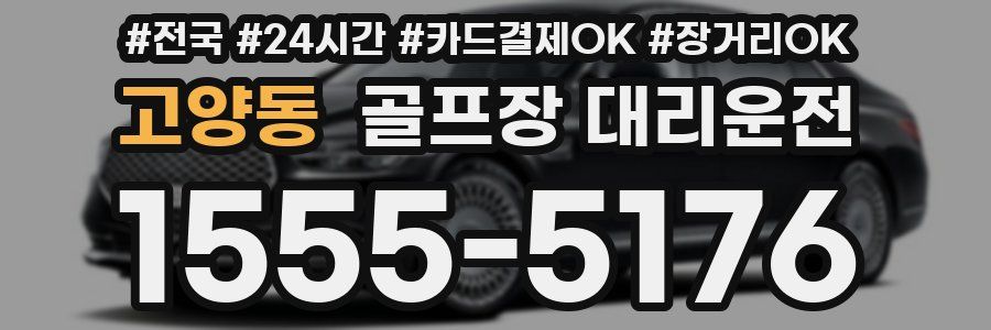 고양동 골프장 대리운전