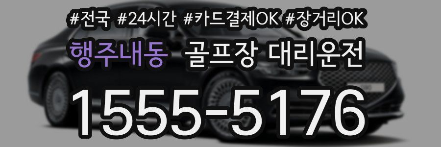 행주내동 골프장 대리운전