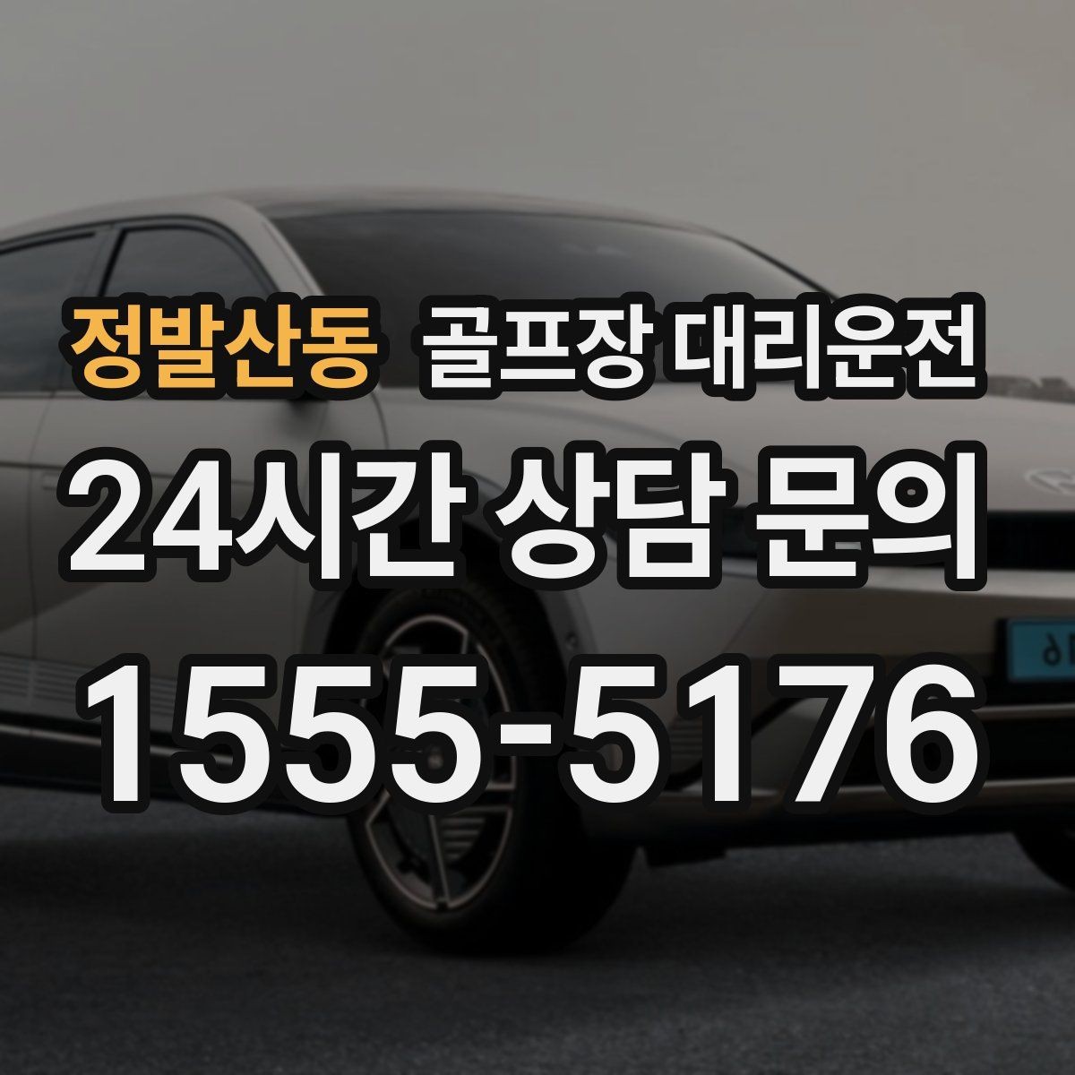 정발산동 골프장 대리운전 코스 안내 표지에 익숙한 기사 배정
