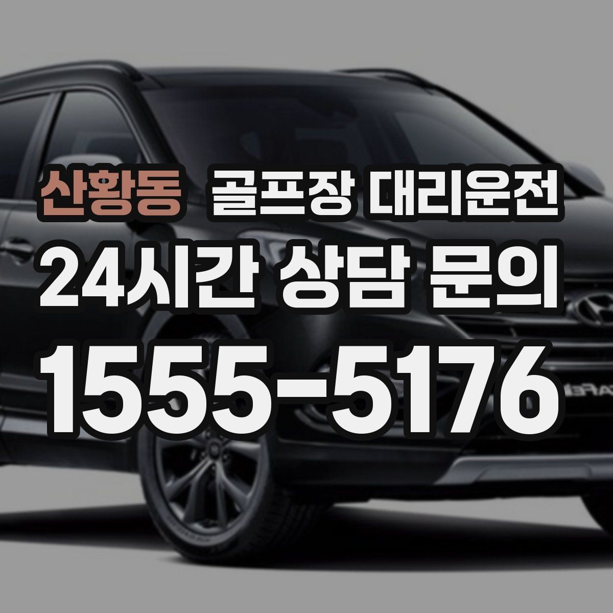 산황동 골프장 대리운전 골프백 다수 적재를 고려한 차량 구성