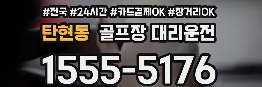 탄현동 골프장 대리운전