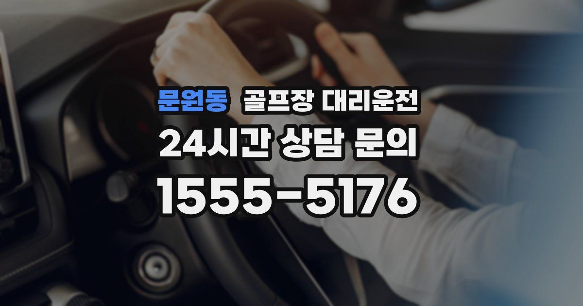 골프장 대리운전 서비스