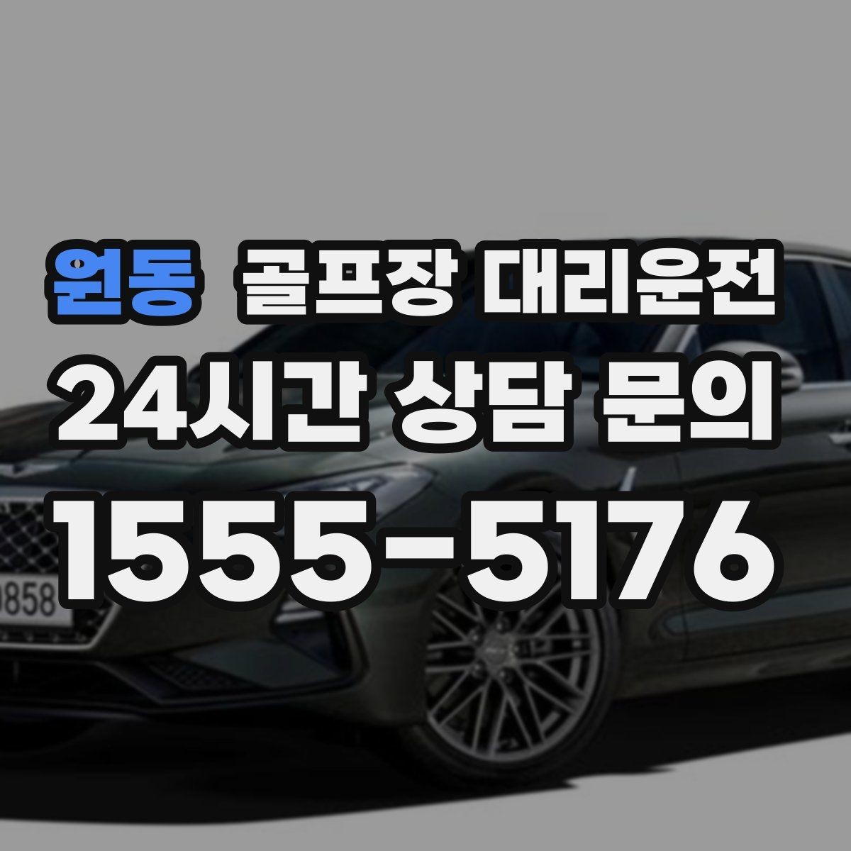 원동 골프장 대리운전 카트 도로가 먼 코스의 정확한 픽업 포인트