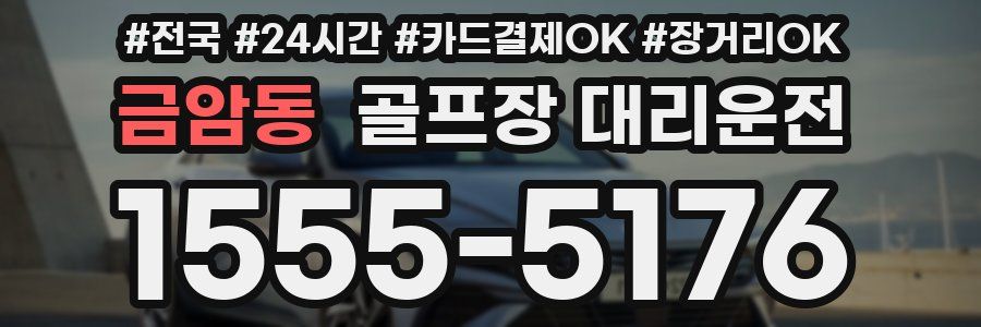 금암동 골프장 대리운전