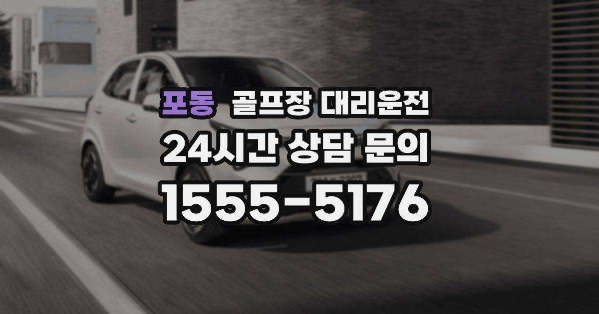골프장 대리운전 서비스