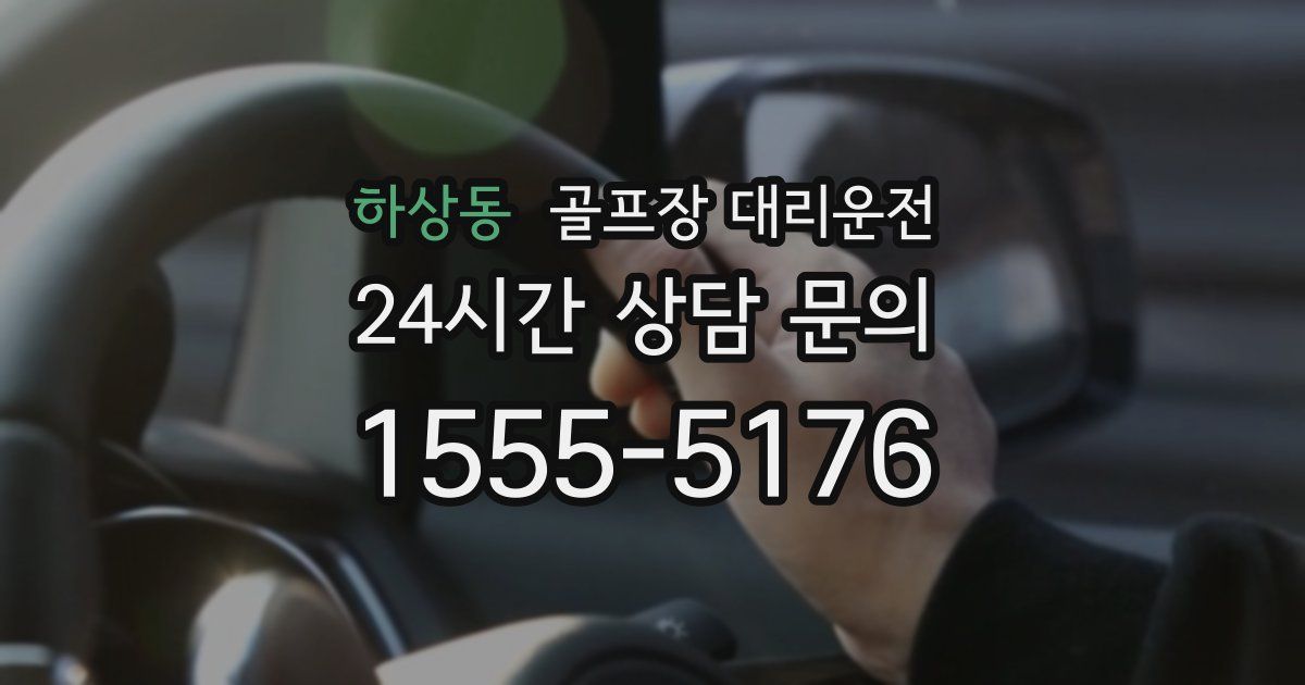 골프장 대리운전 서비스