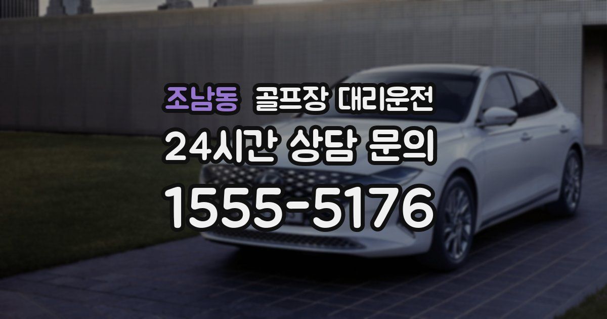 골프장 대리운전 서비스