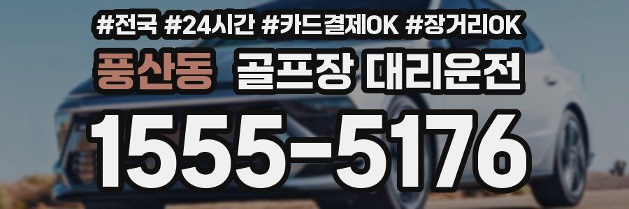 풍산동 골프장 대리운전