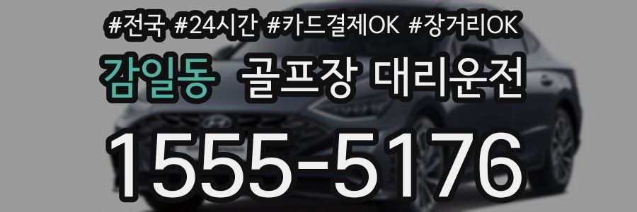 감일동 골프장 대리운전