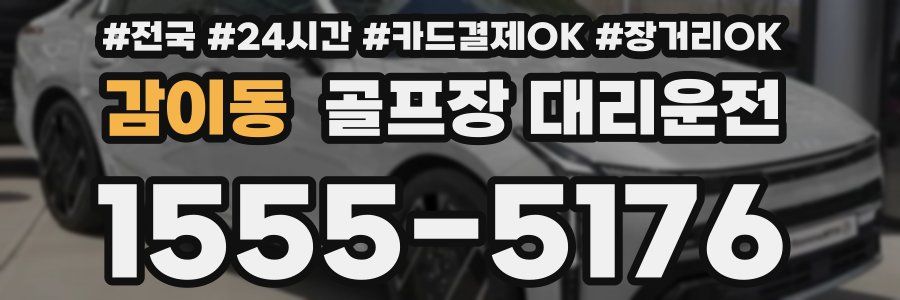 감이동 골프장 대리운전