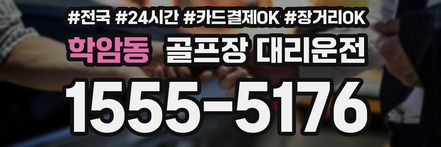 학암동 골프장 대리운전