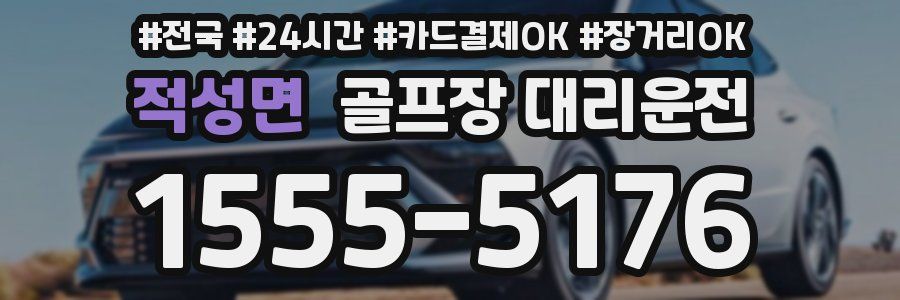 적성면 골프장 대리운전