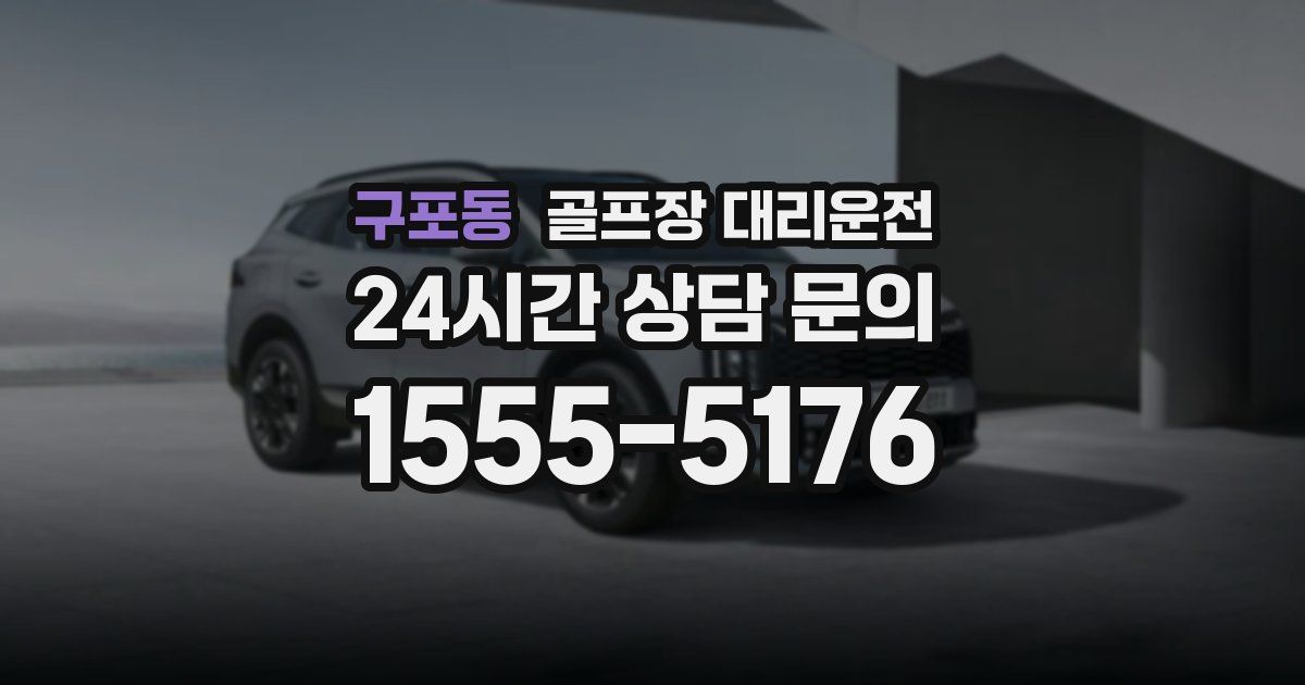 골프장 대리운전 서비스