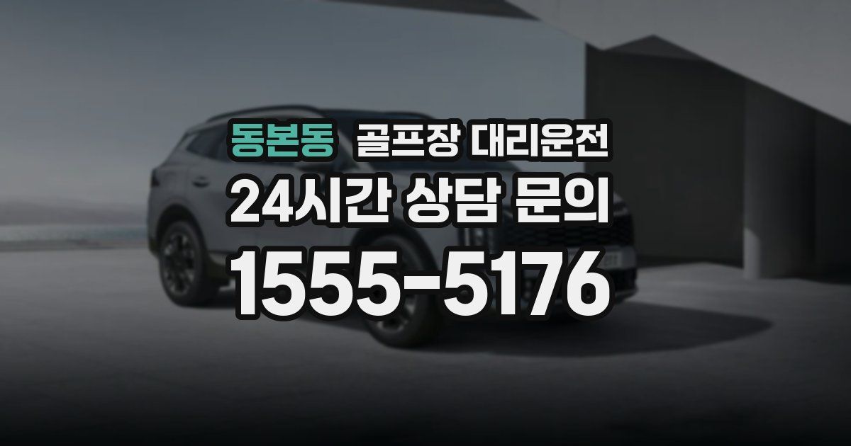 골프장 대리운전 서비스