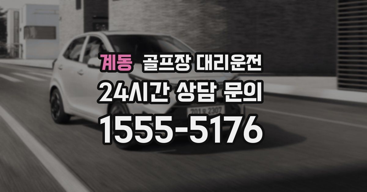 골프장 대리운전 서비스